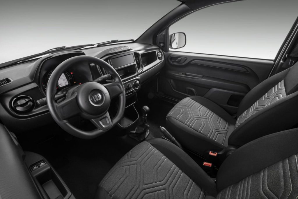 Interior do novo Fiat Fiorino 2024
